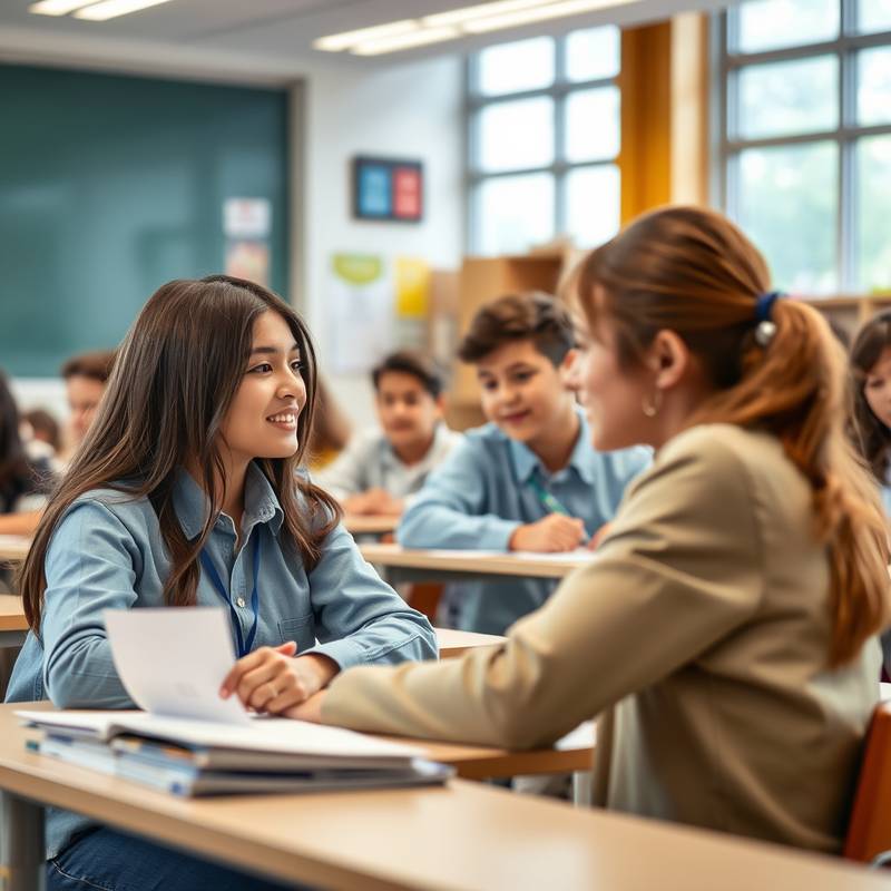 A group of students in a classroom, representing learning